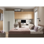 WOOW WO-12 - łóżko rozsuwane 90 - clay gray