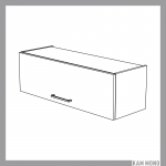 KAMMONO Fronty M4 Akryl - szafka wisząca WO90/29