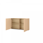 WOOW WO-09 - szafka wisząca 2d - dąb vincenza bielona