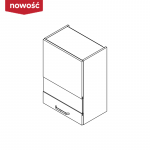 KAMMONO Fronty M4 Akryl - szafka wisząca witryna WW50.1/71 