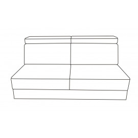 ASPEN 2BK ELEMENT SIEDZISKOWY Z POJEMNIKIEM MODUŁ