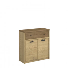 DENZEL komoda 2d1s dąb cremona / dąb lefkas