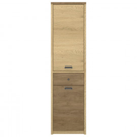 DENZEL regał 2d1s dąb cremona / dąb lefkas