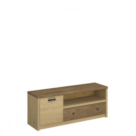 DENZEL szafka RTV 1d1s/125 dąb cremona / dąb lefkas