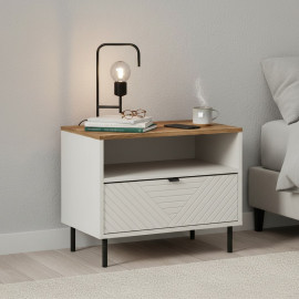 EVO szafka nocna 1s kaszmir / dąb castello