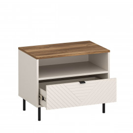 EVO szafka nocna 1s kaszmir / dąb castello