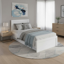 JAZZ łoże 90 z pojemnikiem biały