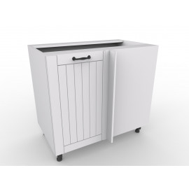 LORA biała szafka kuchenna DPP narożna do zabudowy kuchennej