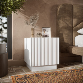 LIVERTI SZAFKI NOCNE BIAŁY MAT KPL.