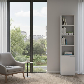 Selene 12 biały regał na książki pokój młodzieżowy