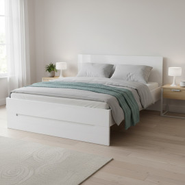 SELENE 33 BIAŁE ŁÓŻKO 160 X 200 POŁYSK