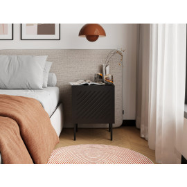 SIENA SZAFKI NOCNE CZARNY MAT