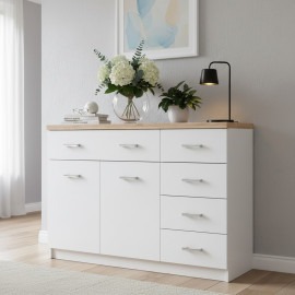 TOP MIX komoda 2d5s biały