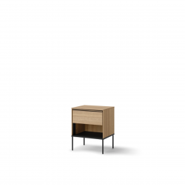 VISSO VI-10 - stolik nocny 1s - dąb linearny