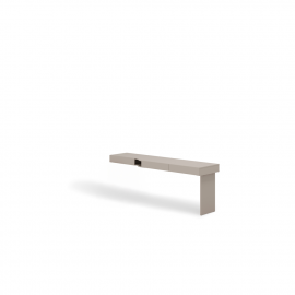 WOOW WO-11P - biurko prawe 3s - szampański/clay grey