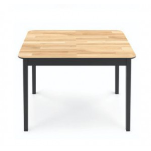 ST57M STÓŁ PROSTOKĄTNY ROZKŁADANY DĄB MIODOWY / CZARNY