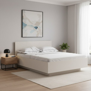 EVO łoże 160 z pojemnikiem kaszmir / dąb castello