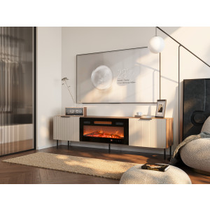 ALMERA szafka RTV z kominkiem typ 6