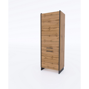 AMINO regał 2d dąb wotan / czarny