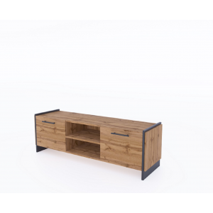 AMINO ława 1s dąb wotan / czarny