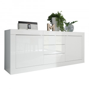 Basic włoska lakierowana komoda biała