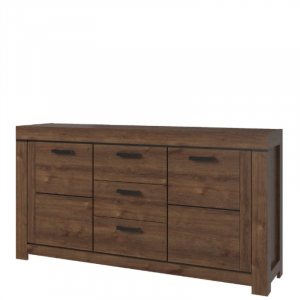 BRASS komoda 2d3s dąb brązowy