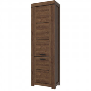 BRASS regał 2d dąb brązowy