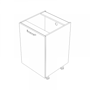 KAMMONO Fronty M4 Akryl - szafka dolna z drzwiami D55.1