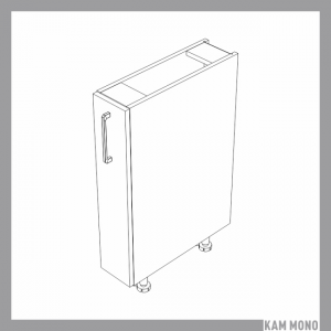 KAMMONO Fronty P4 - szafka dolna z koszem CARGO DC15