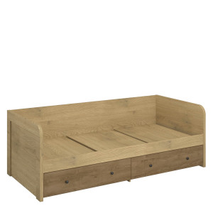 DENZEL łóżko 2s/90 dąb cremona / dąb lefkas