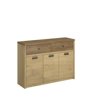 DENZEL komoda 3d2s dąb cremona / dąb lefkas