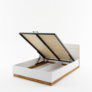 DENTRO łóżko 160 x 200 z pojemnikiem i stelażem 