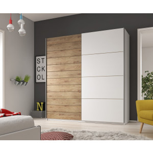 GALAXY 2493EA18 SZAFA 2D 220 CM DĄB BEAUFORT 