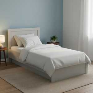 JAZZ łoże 90 z pojemnikiem kaszmir