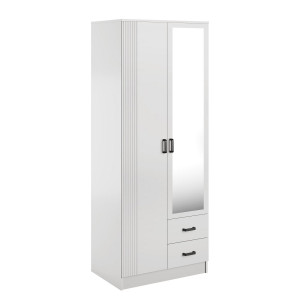 KAMI szafa z lustrem RYFLA 2d2s w różnych kolorach