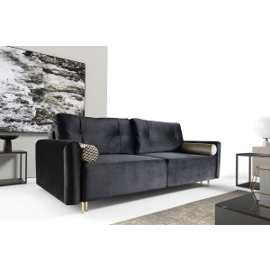 OVALIO KANAPA Z BOKAMI 