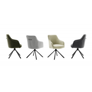 KRZESŁO KASAMA OBROTOWE KPL. 2 SZT