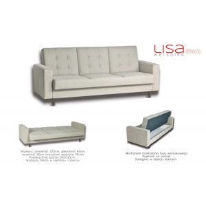 LISA Wersalka na nóżkach