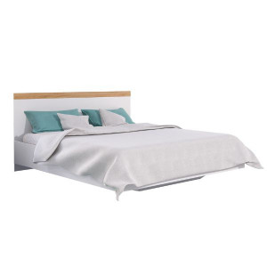 VIGO łóżko 120  biały / dąb wotan