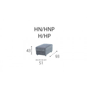METRO HNP/HP Moduł pufa