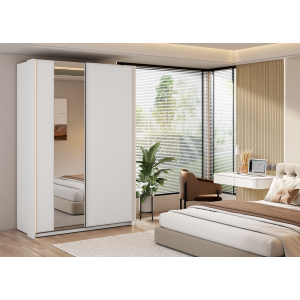 MAXI MX-02 - szafa przesuwna 2d 150 - biały