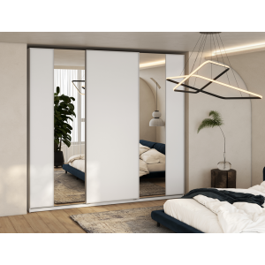 MAXI MX-05 - szafa przesuwna 3d 220 - biały