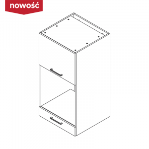 KAMMONO Fronty P4 - szafka wisząca słupek pod piekarnik nad zmywarkę lub pralkę NWPD60.1SS/61