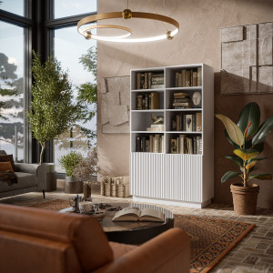 LIVERTY REGAŁ BIAŁY MAT