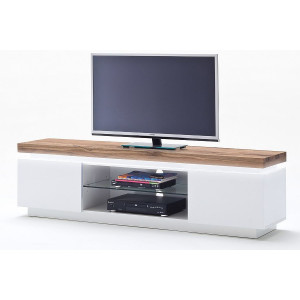 Romina stolik RTV szafka biały lakier matowy 48990MW 