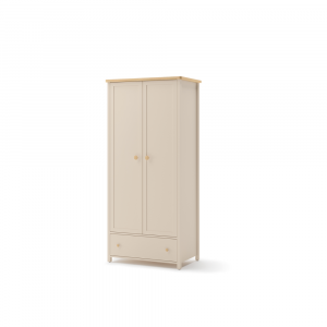 STORY SO-12 - szafa 2d dzielona - beż piaskowy/dąb vincenza bielona