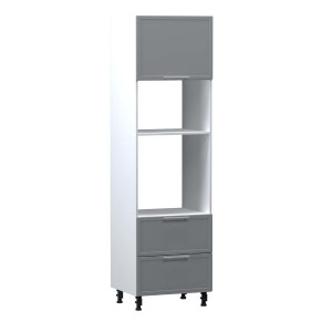 ELIN SPM6/2 słupek gospodarczy stojący do zabudowy piekarnika i mikrofalówki, z szufladami