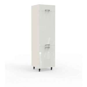 Kuchnia Vella szafka ZL6 zabudowa lodówki Biały Połysk