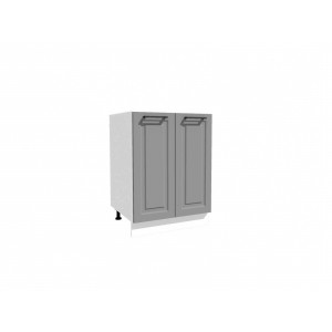 VENEZIA SZARA D60 2D szafka kuchenna dolna 60 - kuchnia skandynawska 