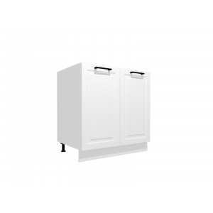 VENEZIA BIAŁA D80ZL szafka kuchenna dolna 80 pod zlewozmywak - kuchnia skandynawska 